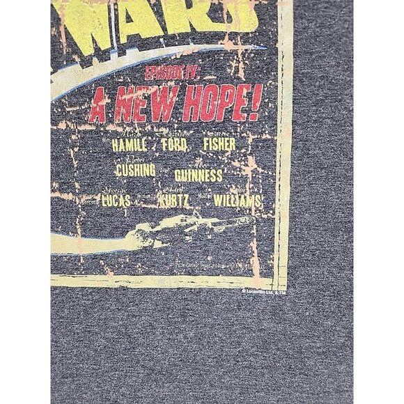 Star Wars Vintage Blue Tag A New Hope T-Shirt Men's Size Medium Lucasfilm - Picture 3 of 8